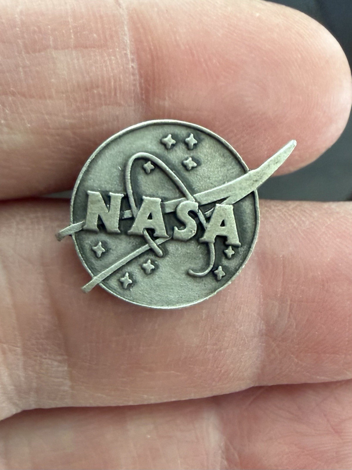 Vintage NASA Silver Pin