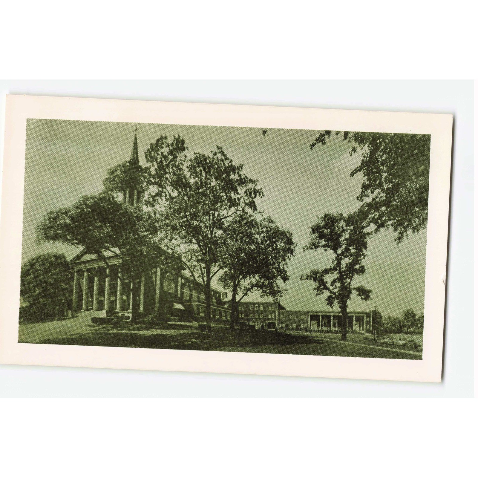 Atlanta GA First Baptist Church Peachtree Street Postcard 1960s Roy McClain