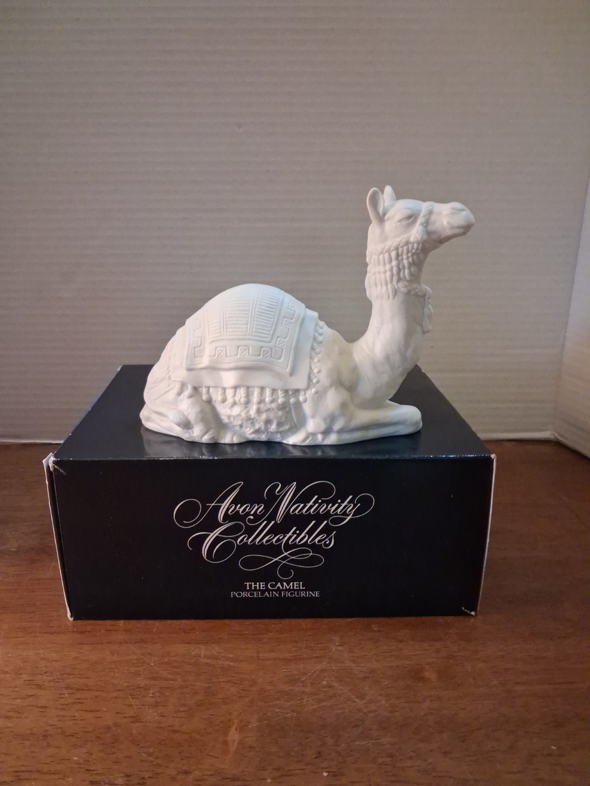 Vintage 1984 Avon Nativity Collectibles The Camel White Porcelain Figure
