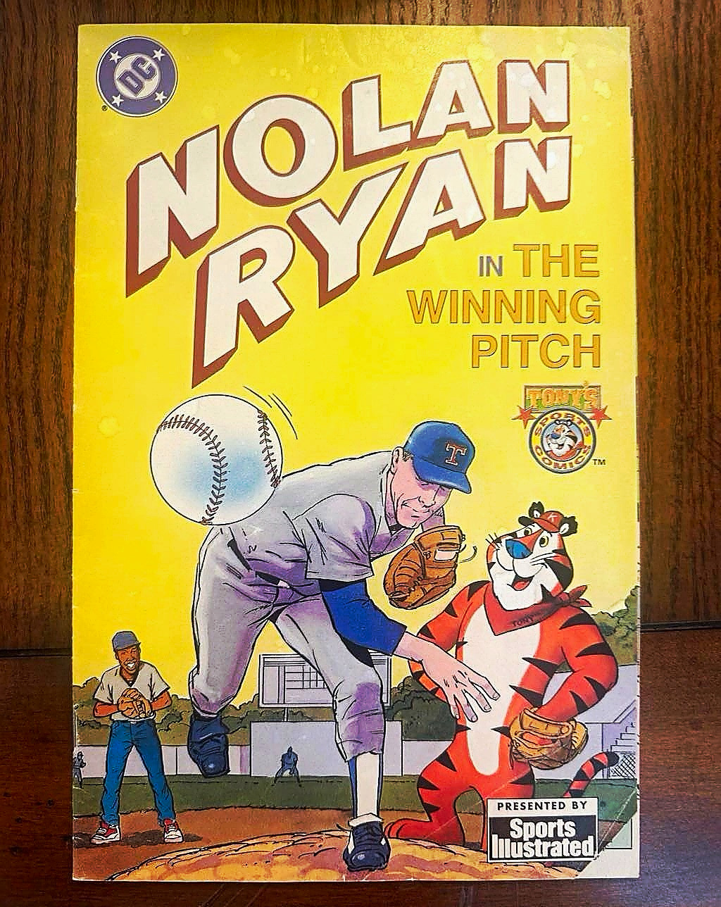 1992 DC Comics Nolan Ryan in The Winning Pitch - Tony\'s Sports Comics Kellogg\'s