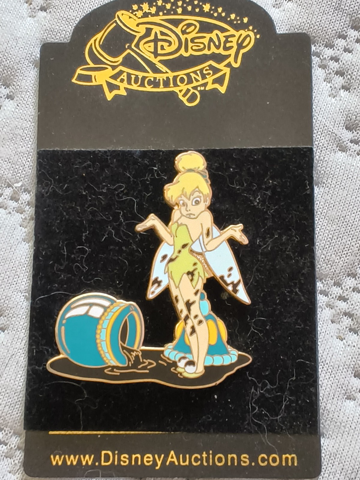 Disney Auctions Tinker Bell In Ink Pin LE 500 HTF Peter Pan