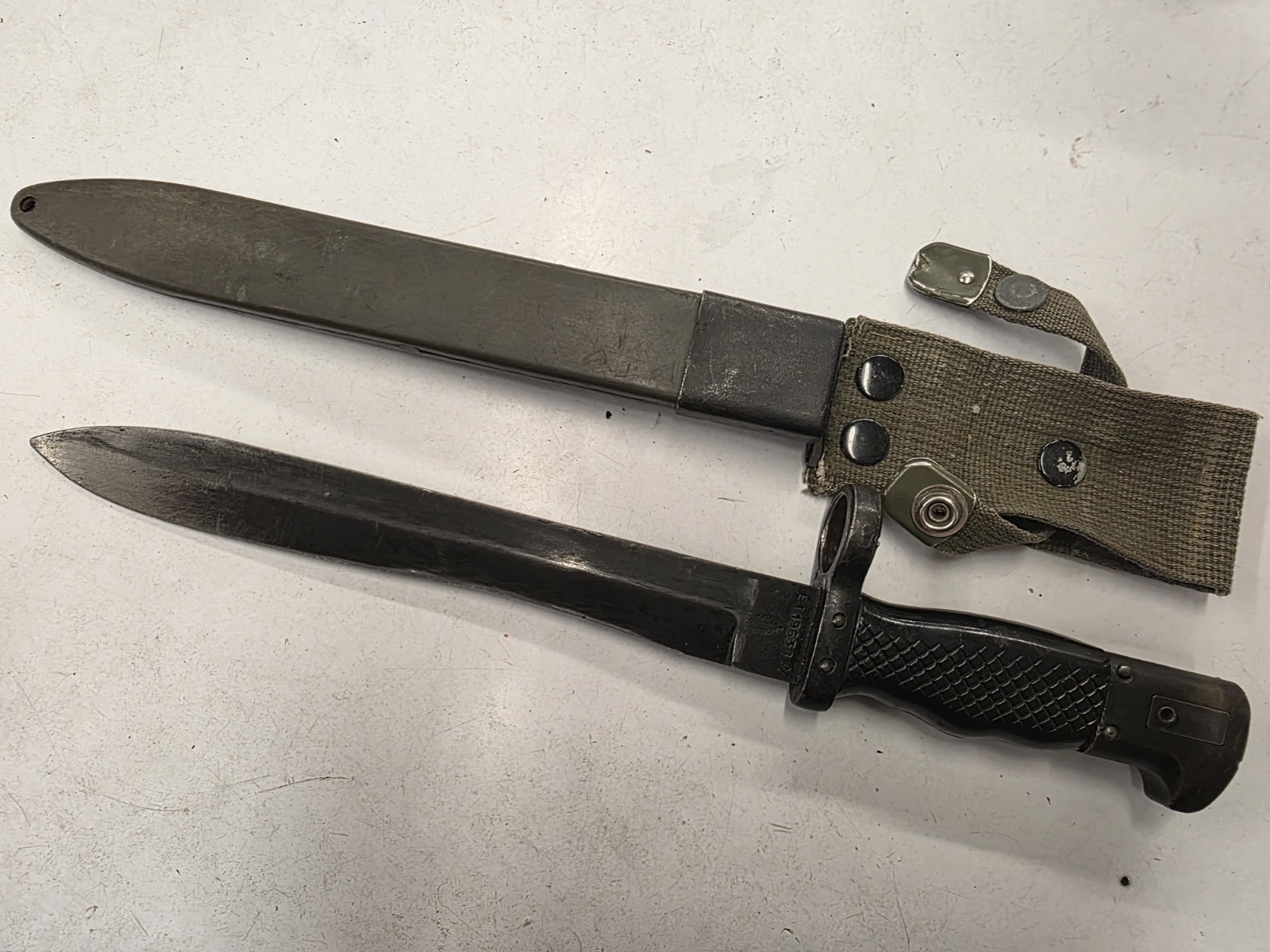 Vintage M1964 Spanish CETME Rifle Bayonet 14\