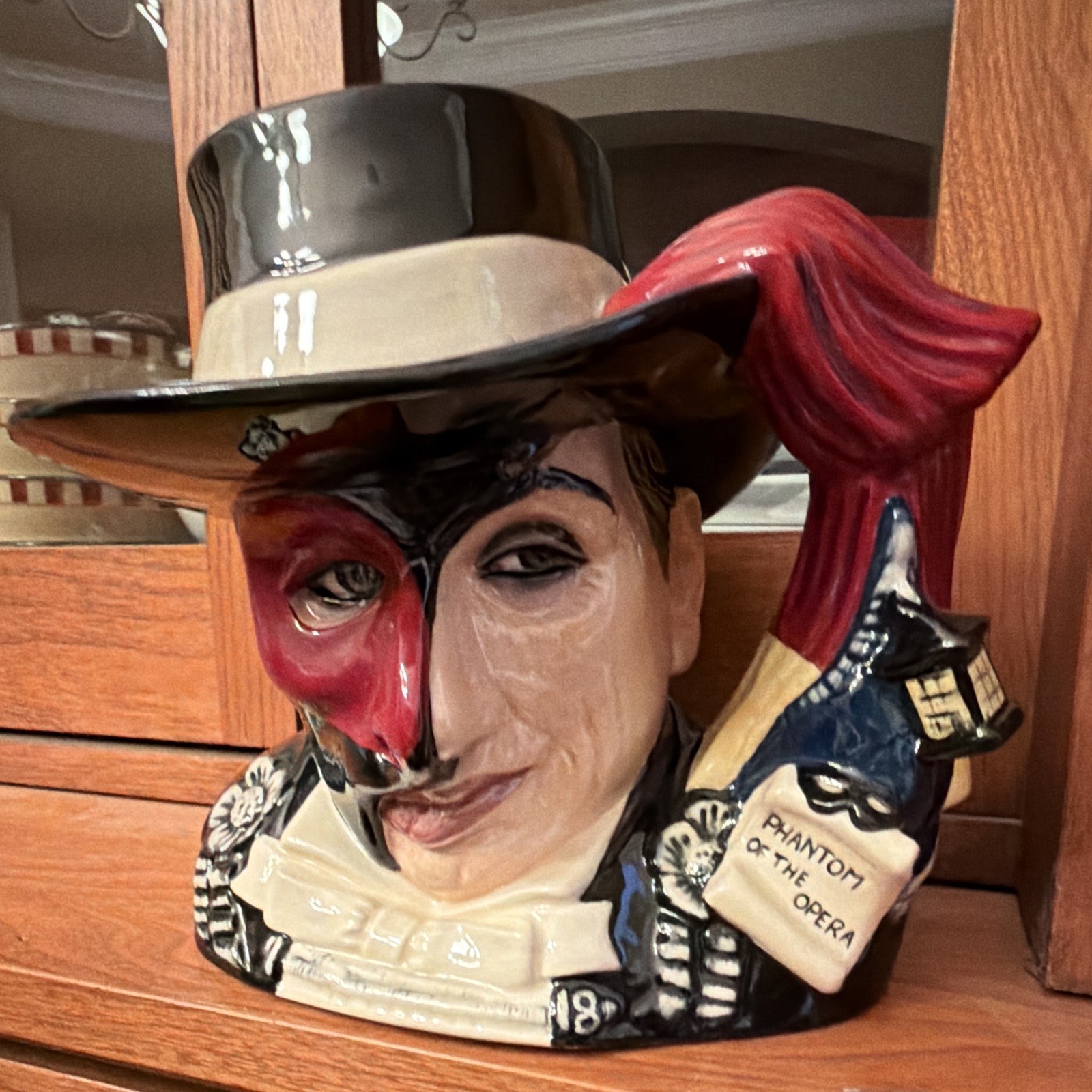 RARE Royal Doulton PHANTOM Of the OPERA Character Jug D7017 NO 2174  Certificate
