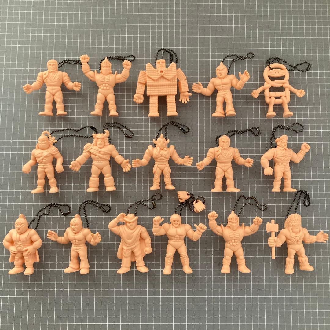 Kinnikuman Kinkeshi Gummy Charm Figure Lot 15 Japan Collectible 15+