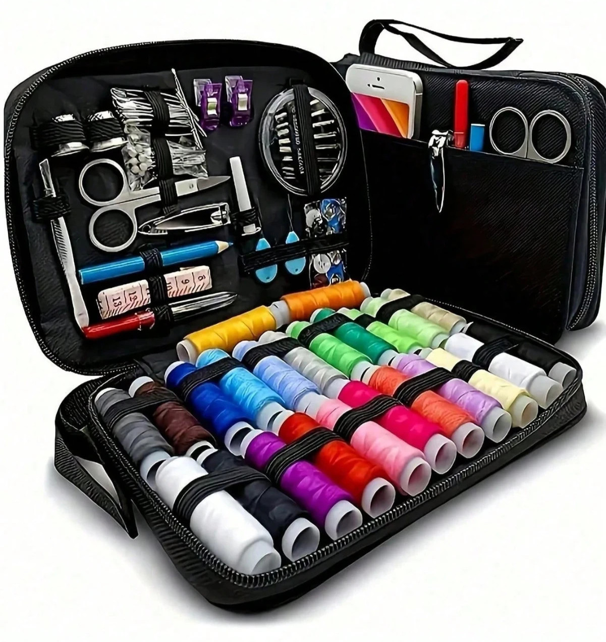 Travel Sewing Kit 100Pc Portable Sewing Set Repair Mending DIY Craft Supplies