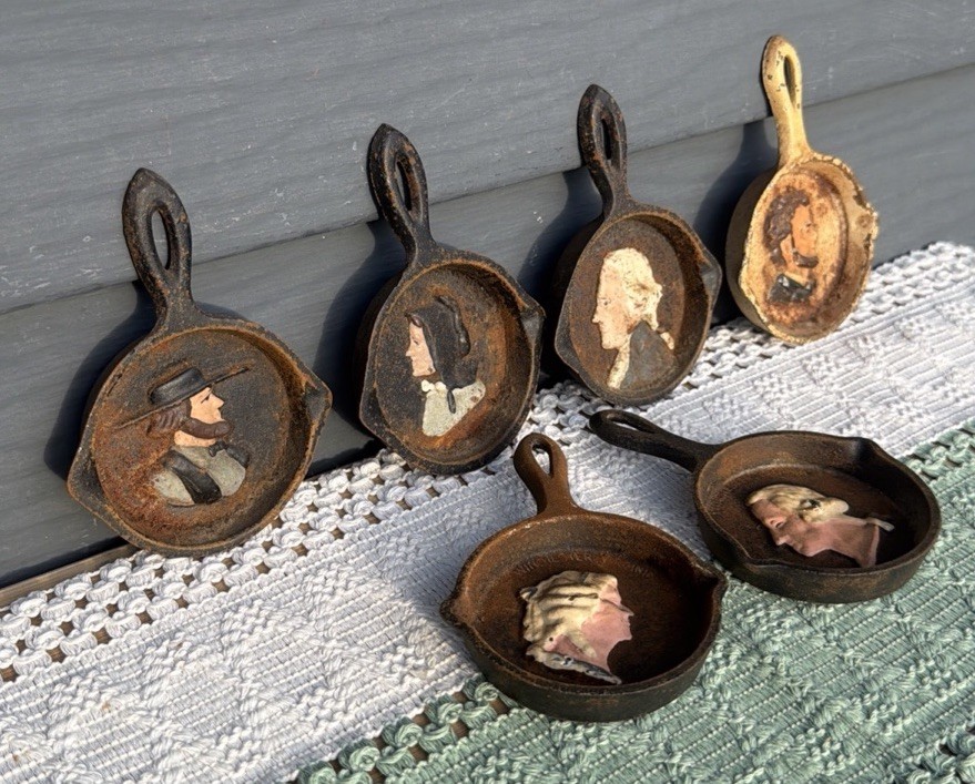 5 Antique 1940-50 Cast Iron 4.5\