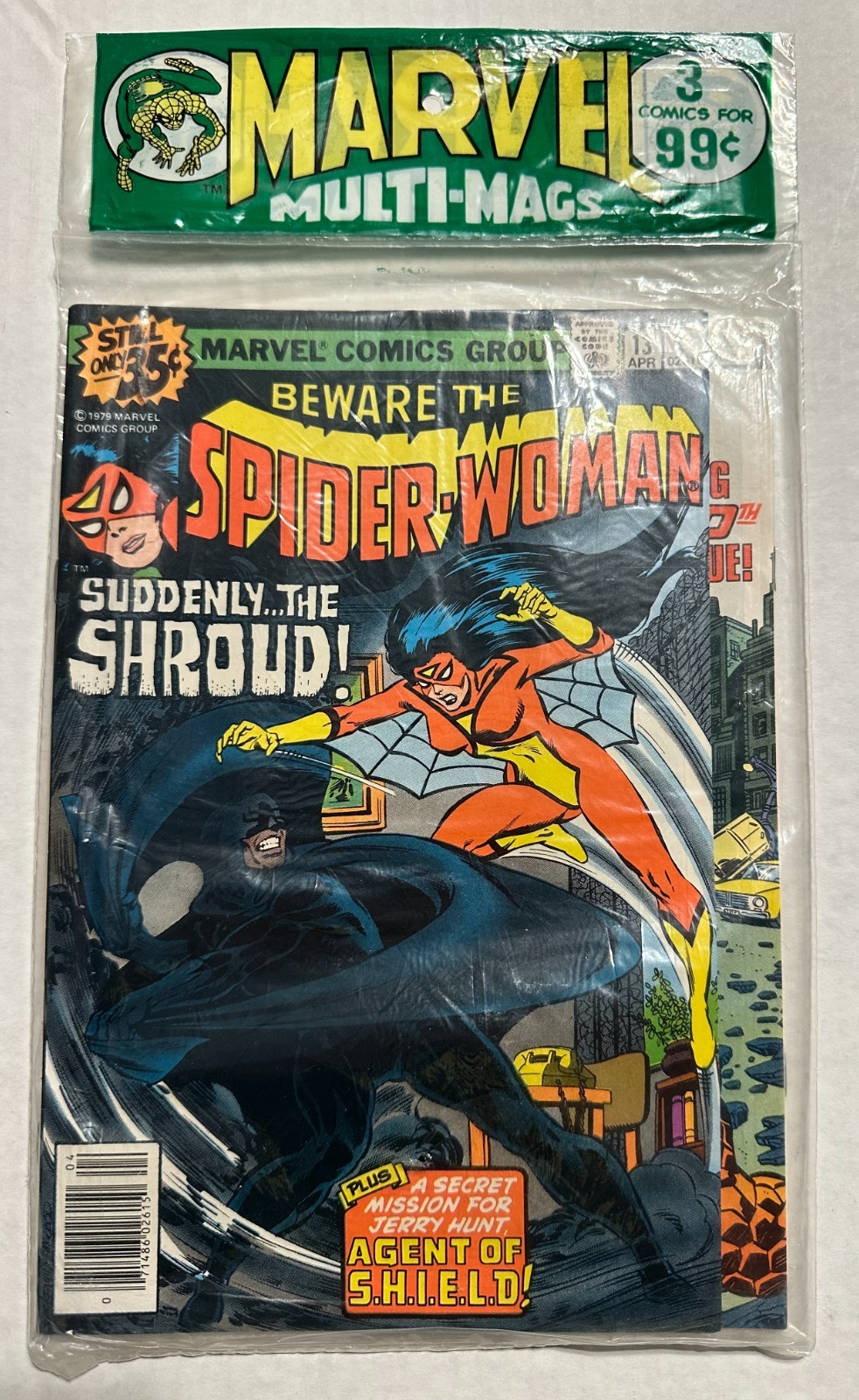 MARVEL MULTI-MAGS PACK   9.2  NM-  SPIDERWOMAN # 13, 2 IN 1 # 50 AND SHOGUN #3