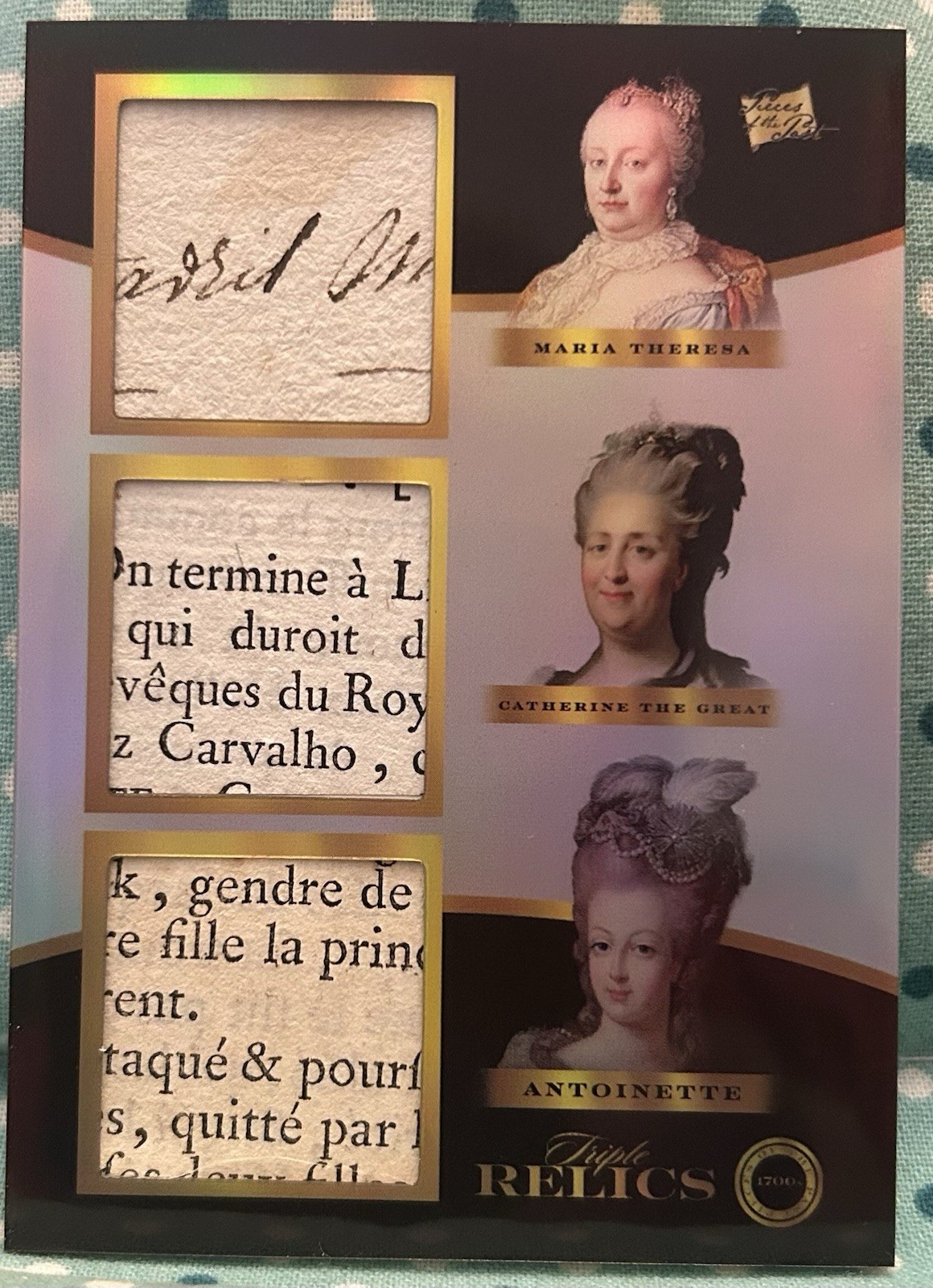 MARIA THERESA QUEEN CATHERINE QUEEN ANTOINETTE 2024 POTP 1700s Triple Relics