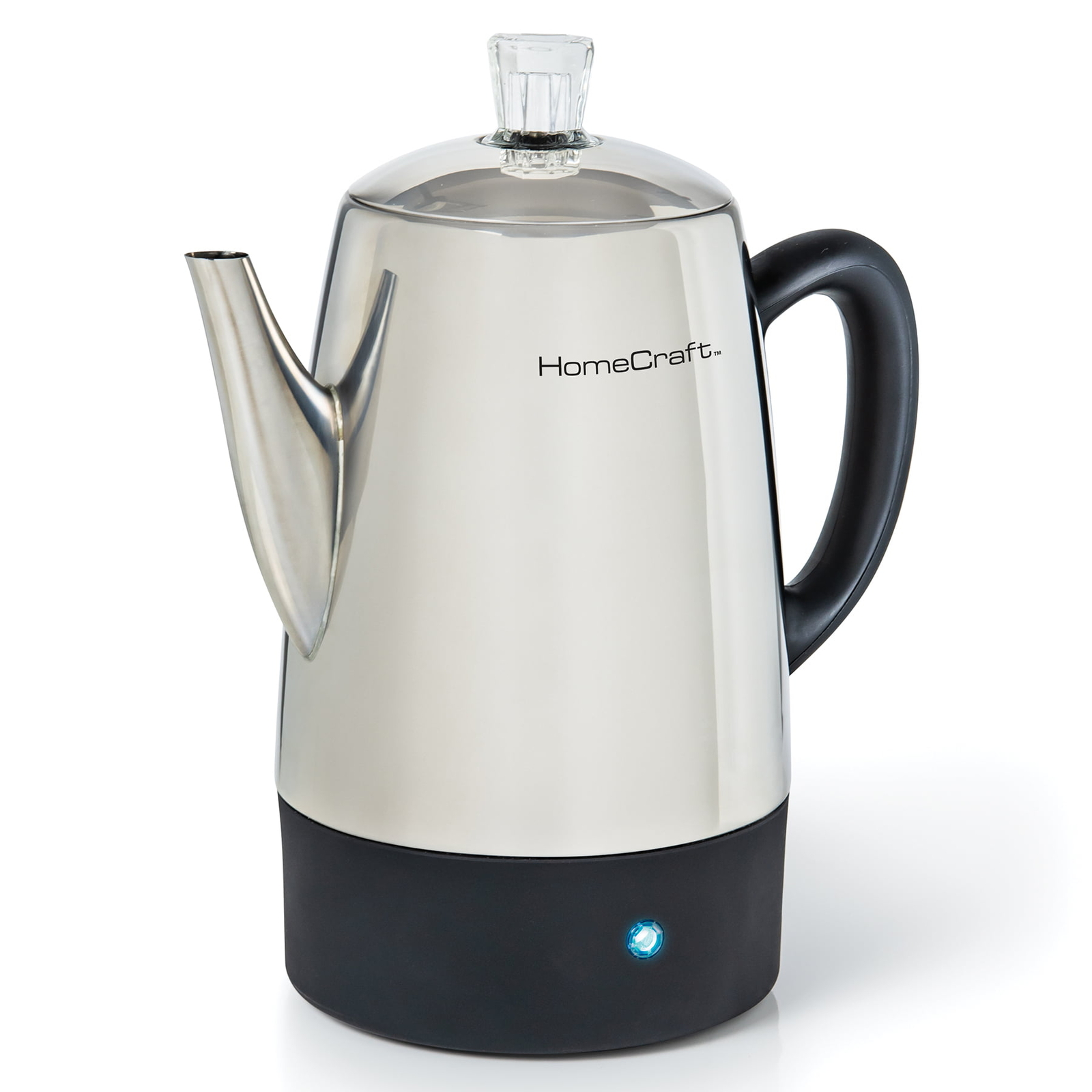 10 Cup Percolator Coffee Pot Ground coffee Coffee Maker Pot, Stainless