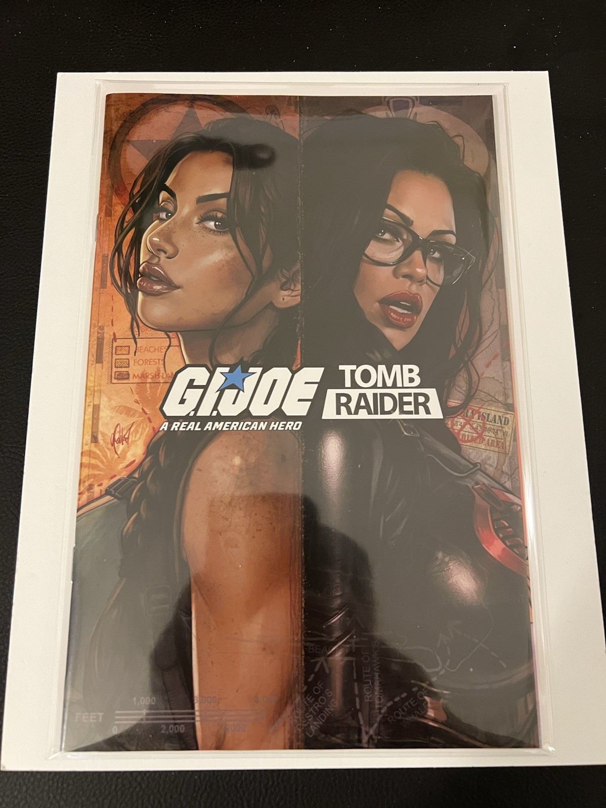 Gi Joe Real American Hero Tomb Raider #1 Cedric Poulat NYCC Variant