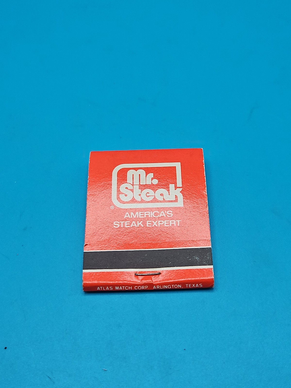 Vintage Mr. Steak Restaurant Matchbook- Unstruck Vintage Mr. Steak Restaurant Matchbook- Unstruck