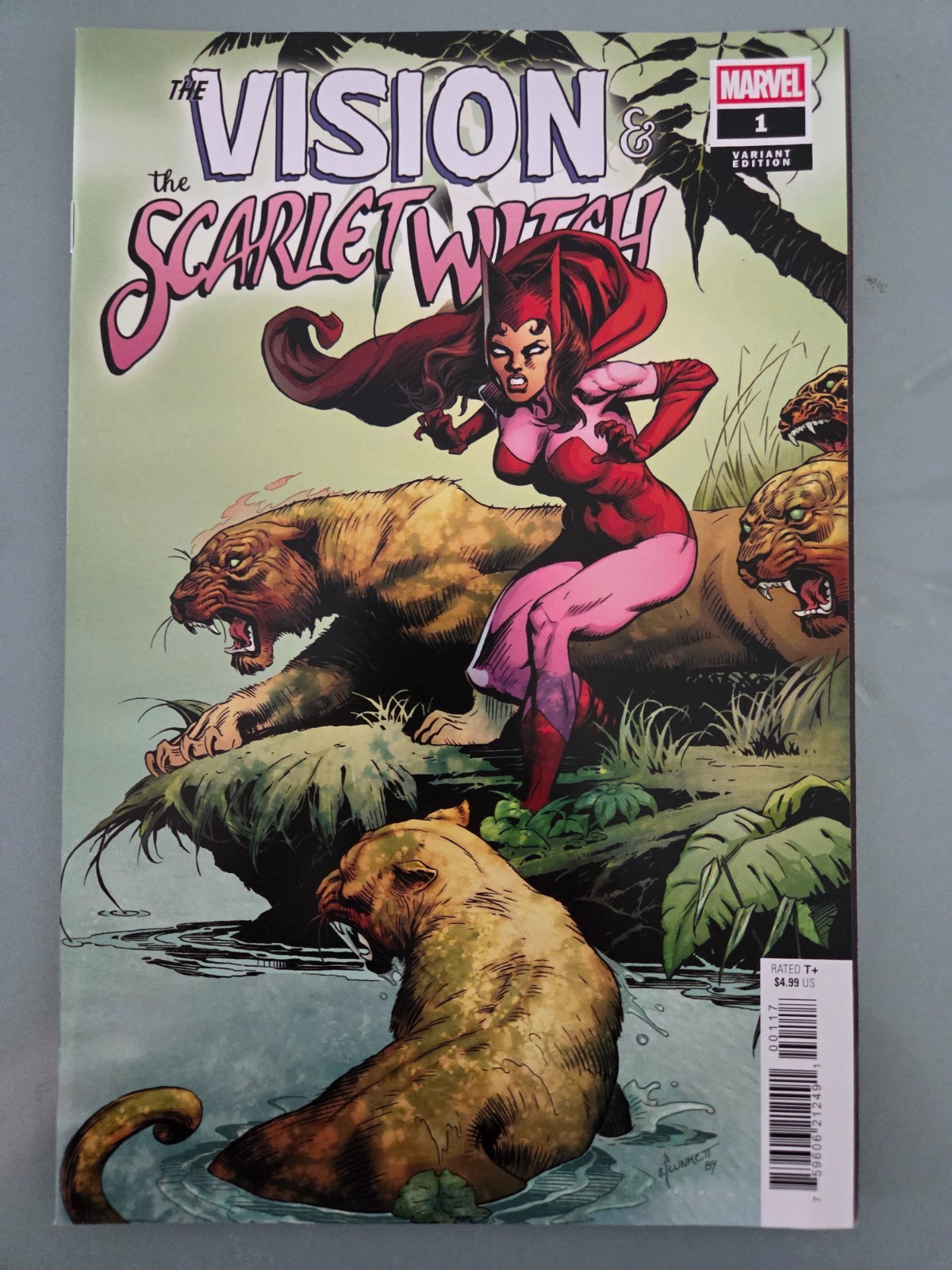 VISION & THE SCARLET WITCH #1 SANDY PLUNKETT 1:50 HIDDEN GEM INCENTIVE VARIANT