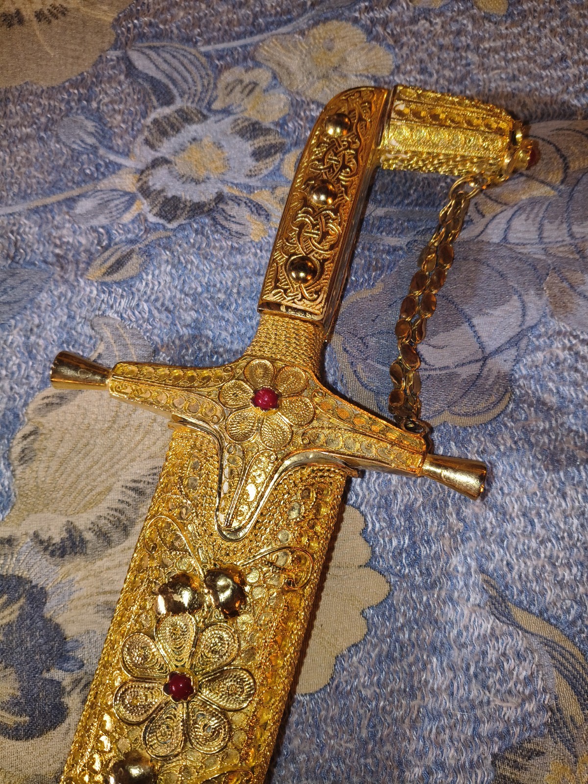 Fine antique shamshir Arabian Presentation Gold plated Saif Presented To ...