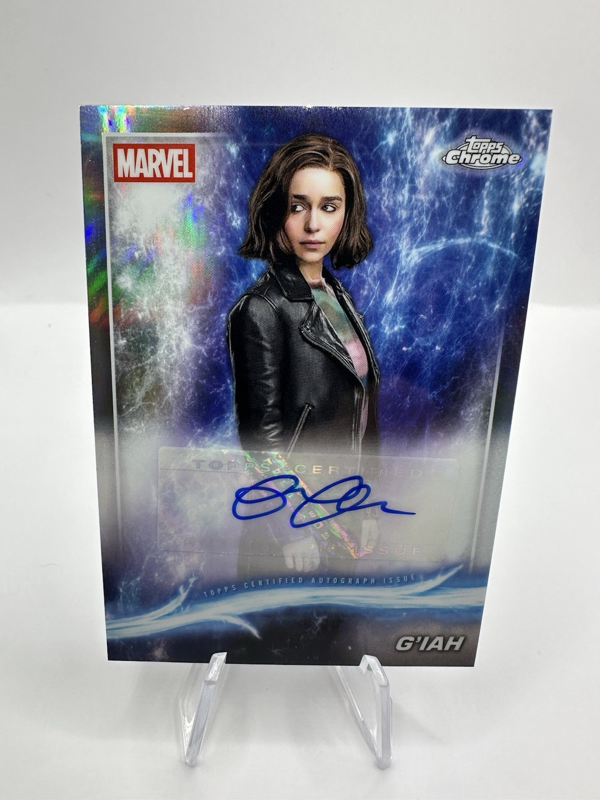 2025 Topps Marvel Studios Chrome G'iah Secret Invasion Autograph Emilia Clarke