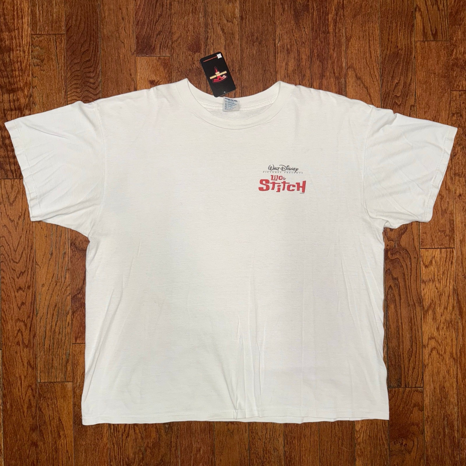 Vintage 2002 Disney Lilo and Stitch Movie Promo Release T-Shirt Size XL