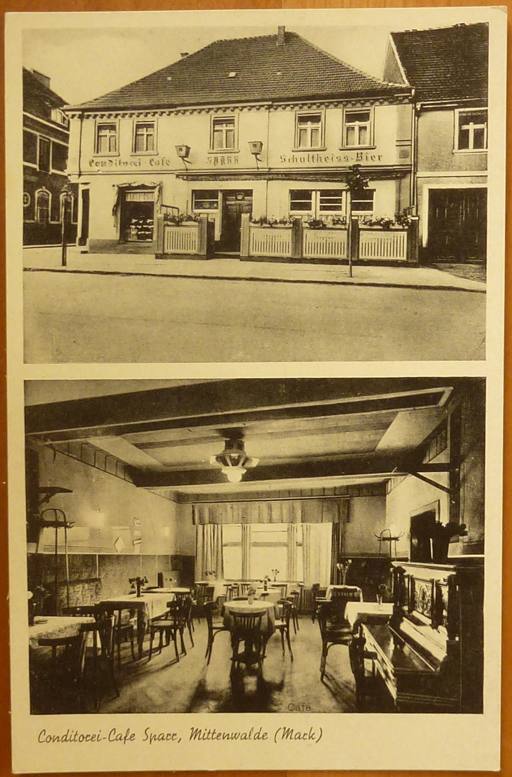 Pastry shop cafe Sparr Mittenwalde 1935 Storkow Zossen Mark Königs Wusterhausen