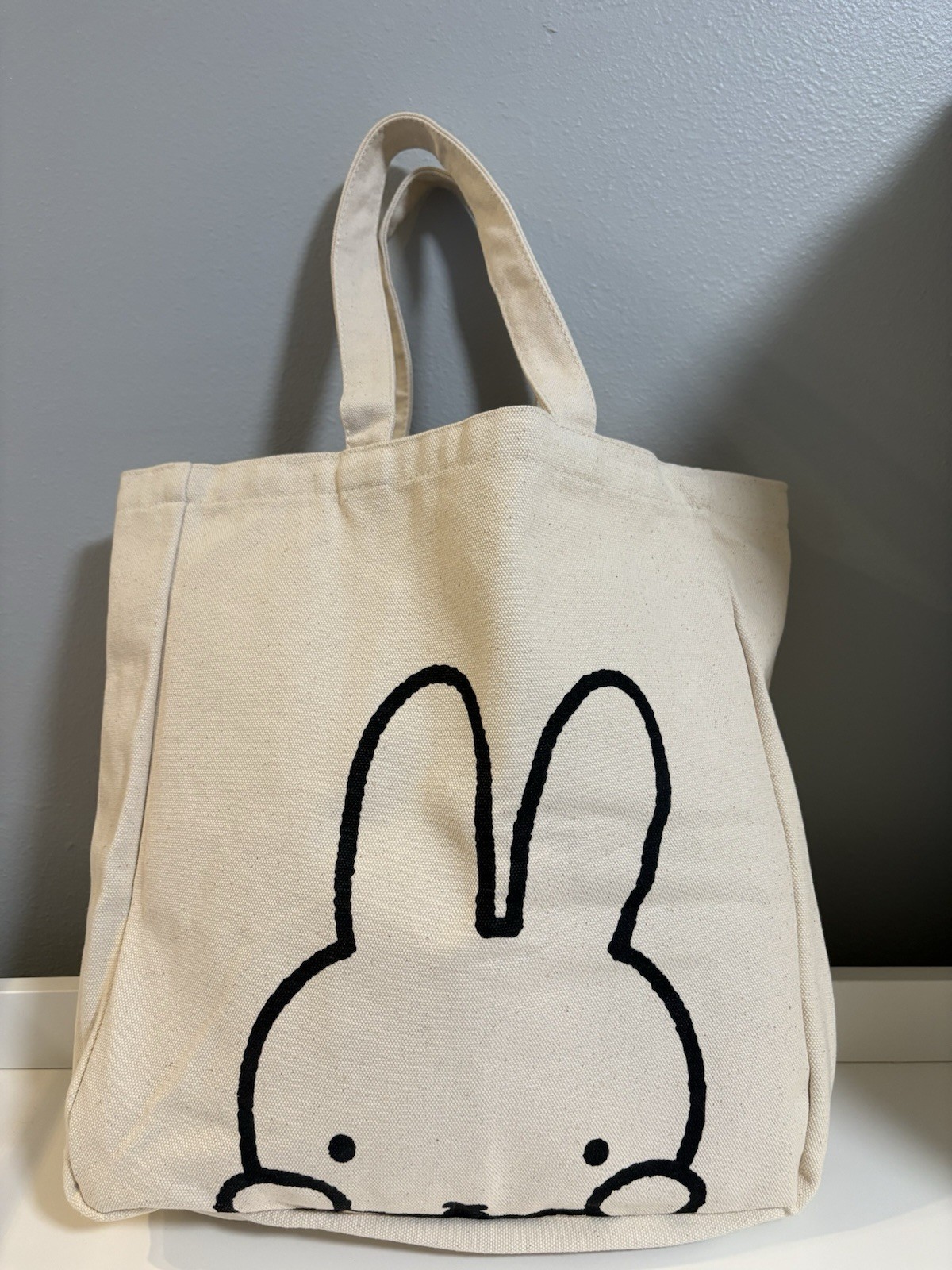 Miffy Large Canvas Tote Bag   **sample For Sale  discounted