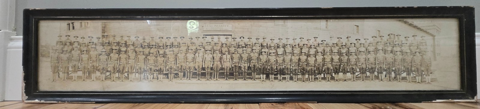 original c. 1918 Anderson panoramic 353rd Infantry Supply Co. with provenance