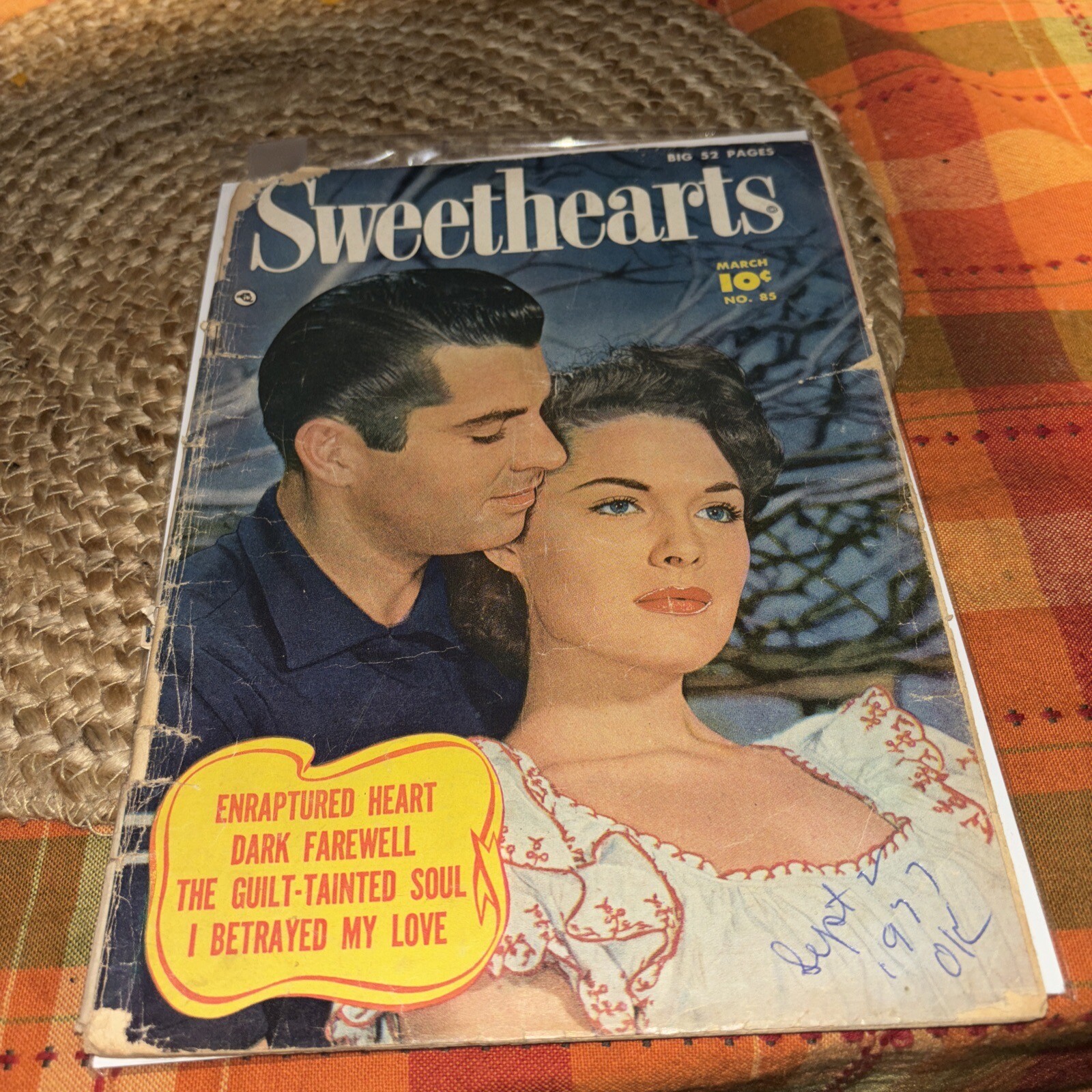 SweetHearts #85  Vintage Pre-code Comic.  George Evan’s Art