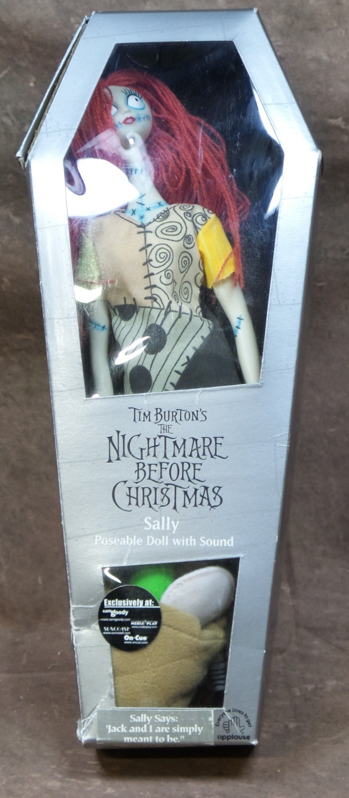 Vintage 90s Tim Burton's Nightmare Before Christmas Sally Poseable Doll w/Bottle