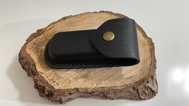 BUCK 110USA (Sheath Only) Black Leather Sheath - Great Condition