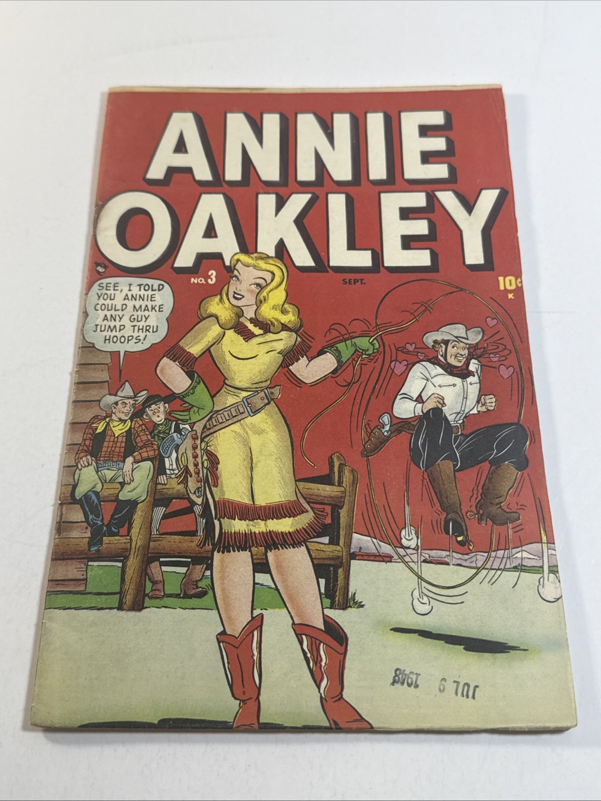 Annie Oakley # 3 (VG- 5.0) 1948 Stamp See All Photos Annie Oakley # 3 (VG- 5.0) 1948 Stamp See All Photos