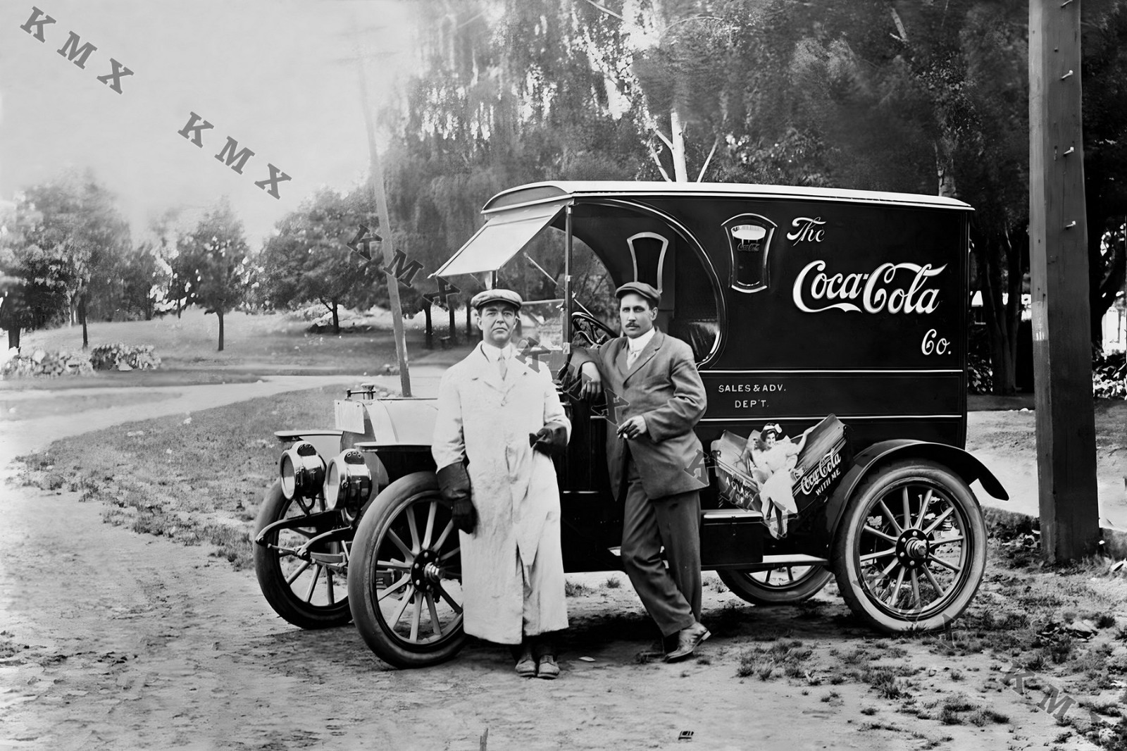 1920's Coca Cola Delivery Truck 4x6 photo