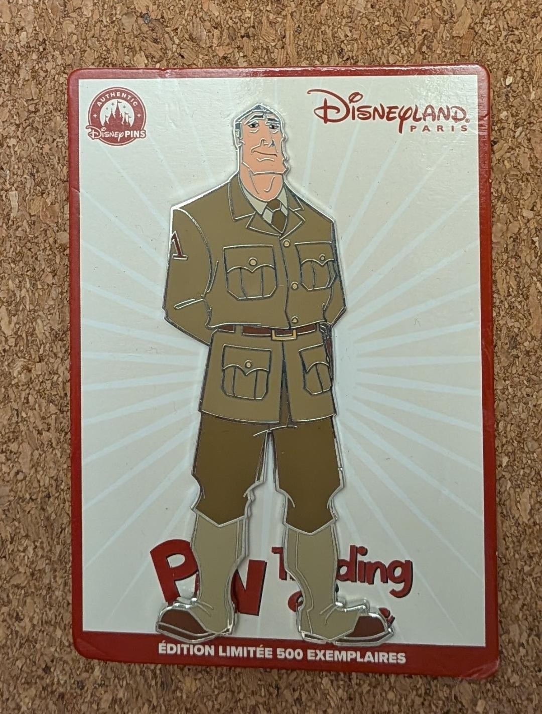 Disney Pin Commander Rourke Atlantis The Lost Empire Pin Trading Time DLP 2025