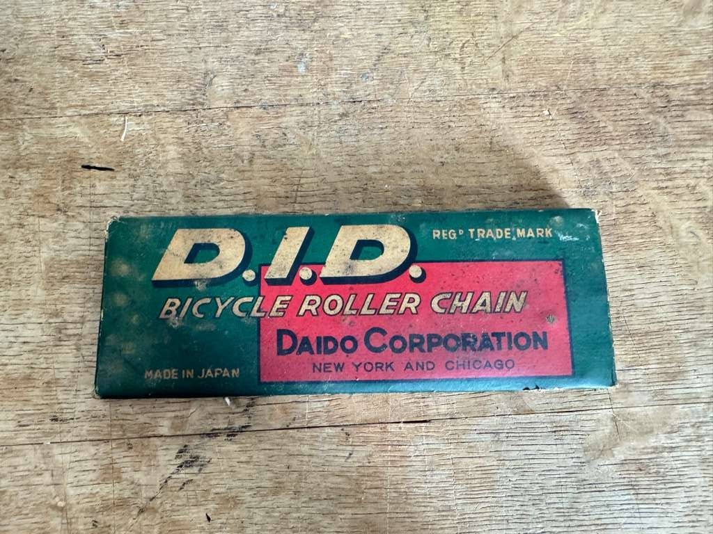 Vintage D.I.D. Bicycle Roller Chain by the Daido Corporation in Japan NOS