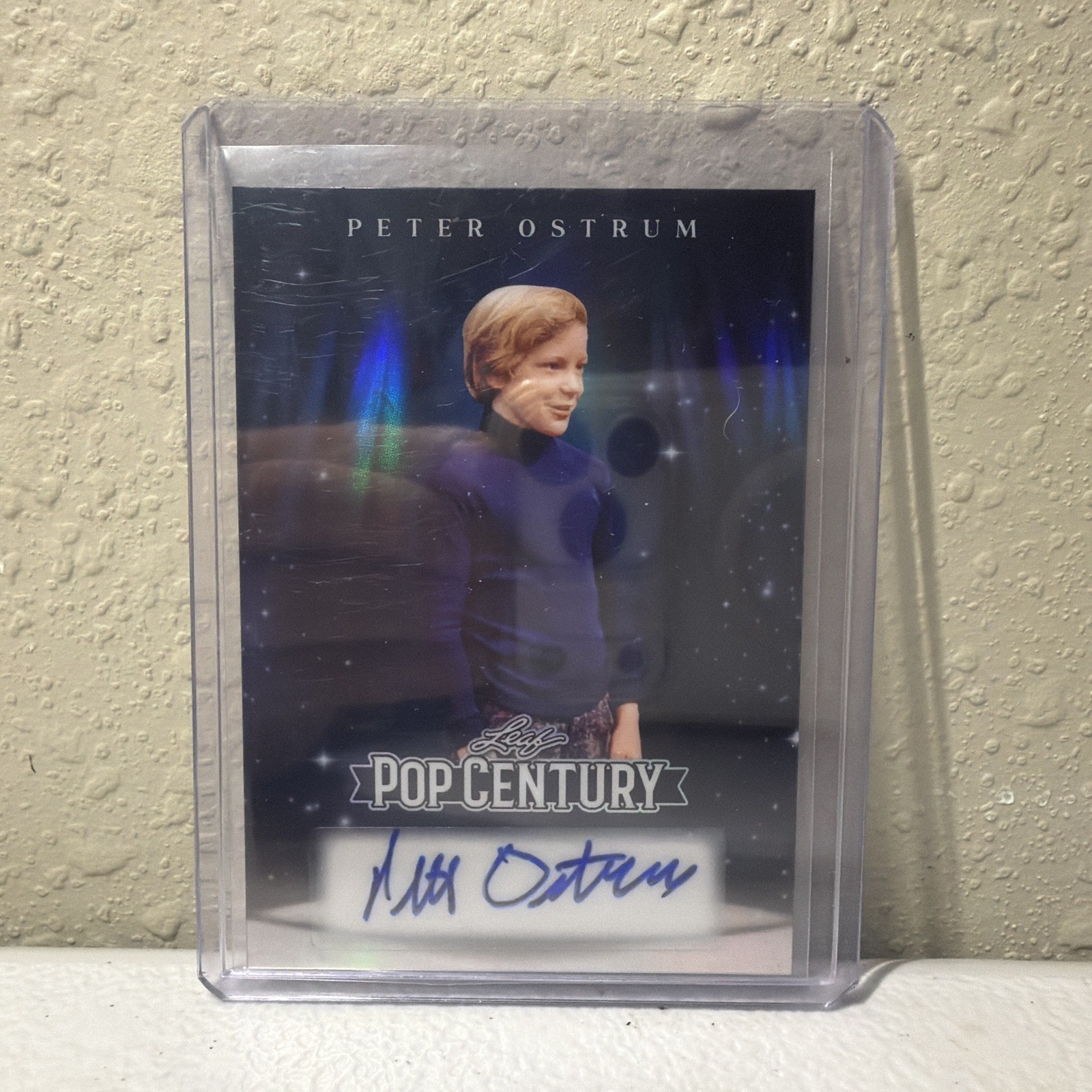 2026 Leaf Pop Century Blue Prismatic Peter Ostrum /5 Auto