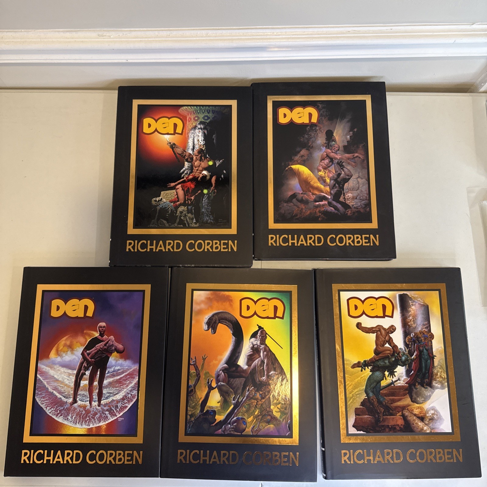 Den Volume 1-5 Deluxe Hardcover Lot Richard Corben by Dark Horse + Rowlf HC