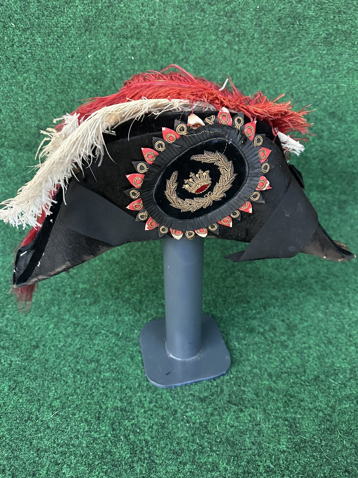Great Early American Bicorn Hat from Masonic Order Lodge Odd Fellows