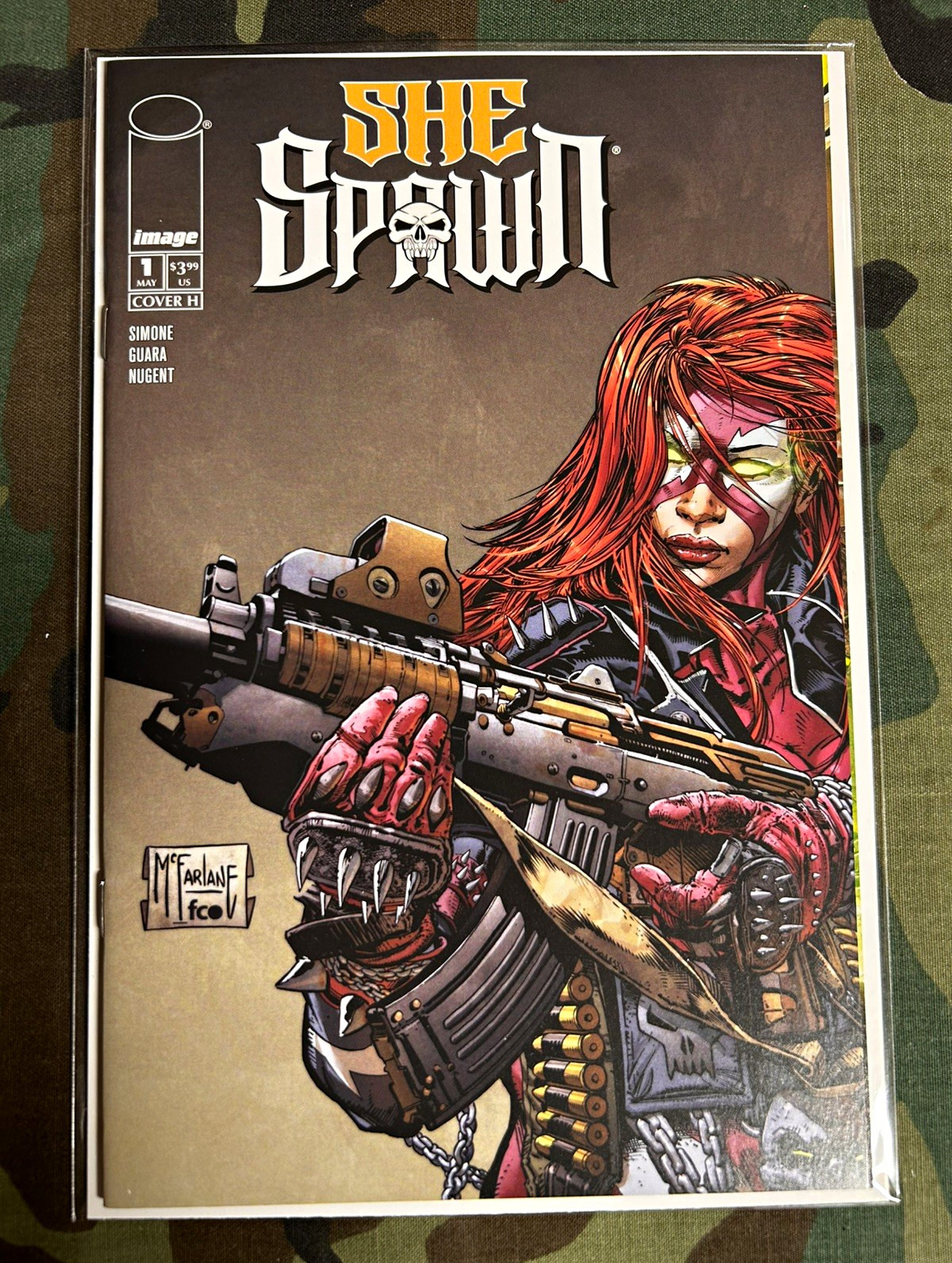 She-Spawn #1 1:50 Incentive Variant Cover Todd McFarlane Image Comics 2026