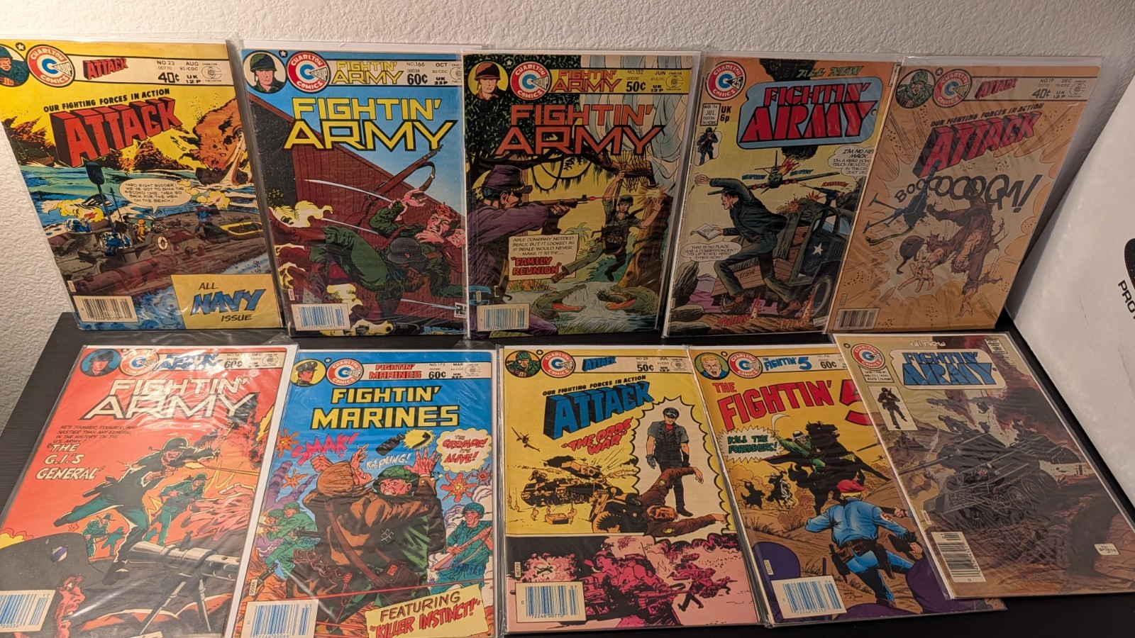Charlton War Comics [Lot 22] | Silver Age Fightin\' Army, ATTACK + More
