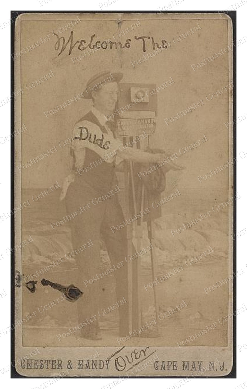 Cape May New Jersey Photographer Standard Postcard COPY RPPC