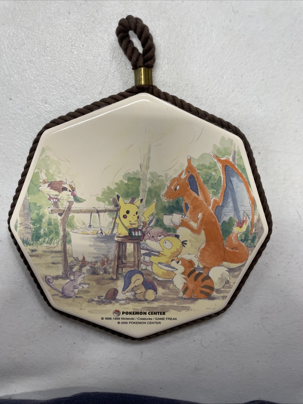 Pokemon Center New York Pokemon Cooking Club Trivet 2000 Pokemon Center New York Pokemon Cooking Club Trivet 2000