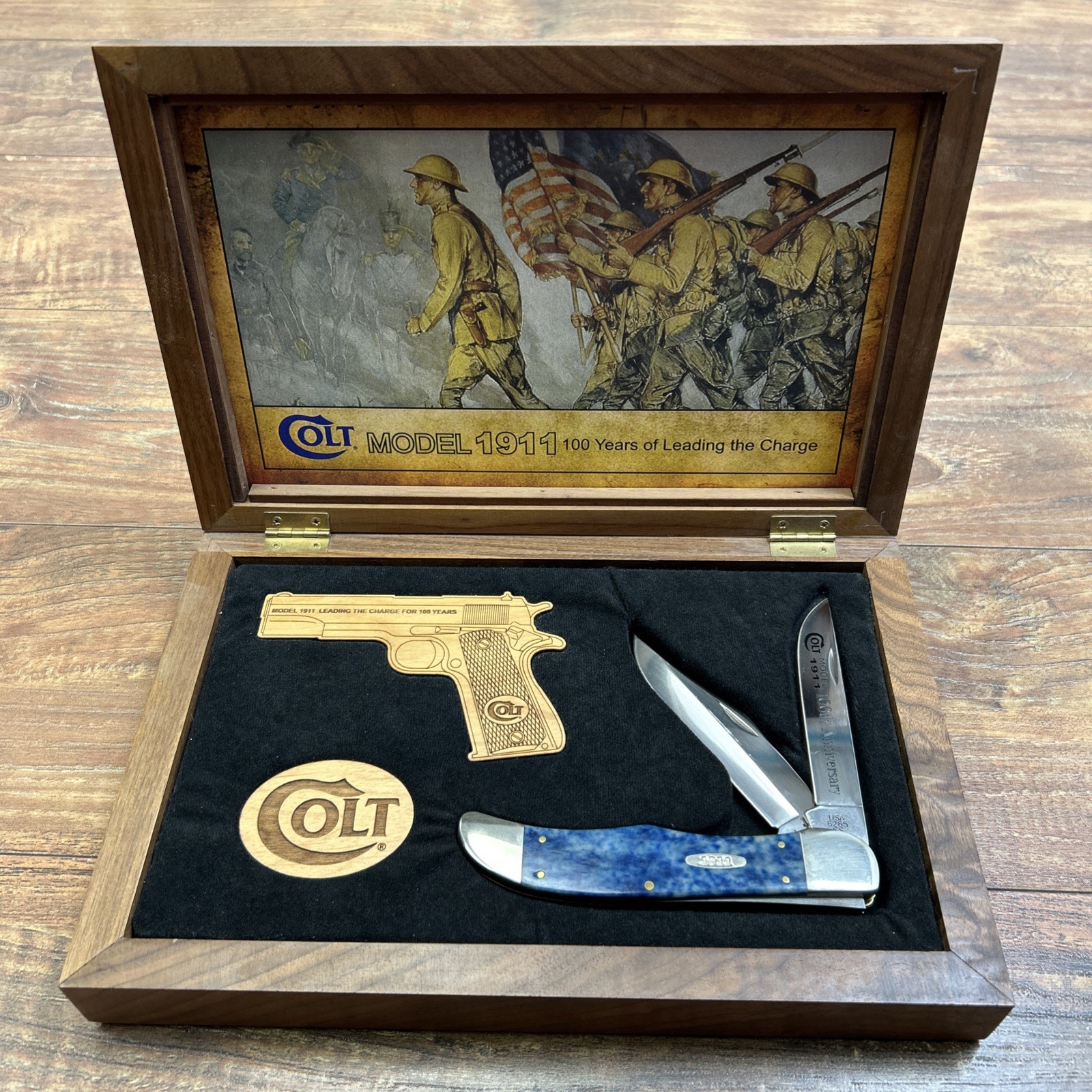 RARE 2011 Case XX Colt Model 1911 Hunter Knife Leading the Charge For 100 Years