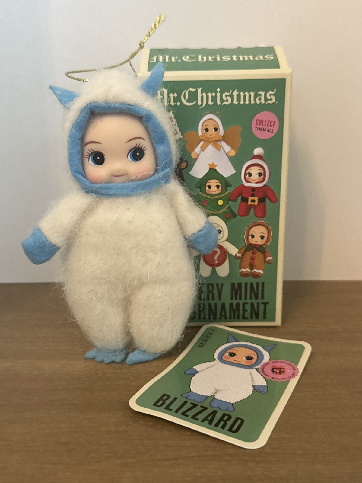 Mr. Christmas Mystery Mini Elf Ornament RARE BLIZZARD Series 1 NEW HTF