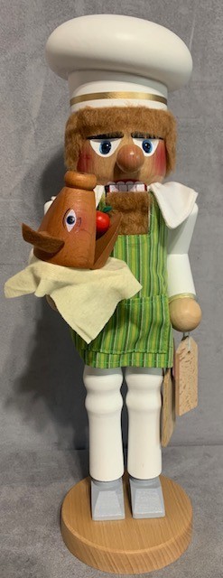 Steinbach Nutcracker Gourmet Chef Cook Pig Head Germany Original Tags S1684