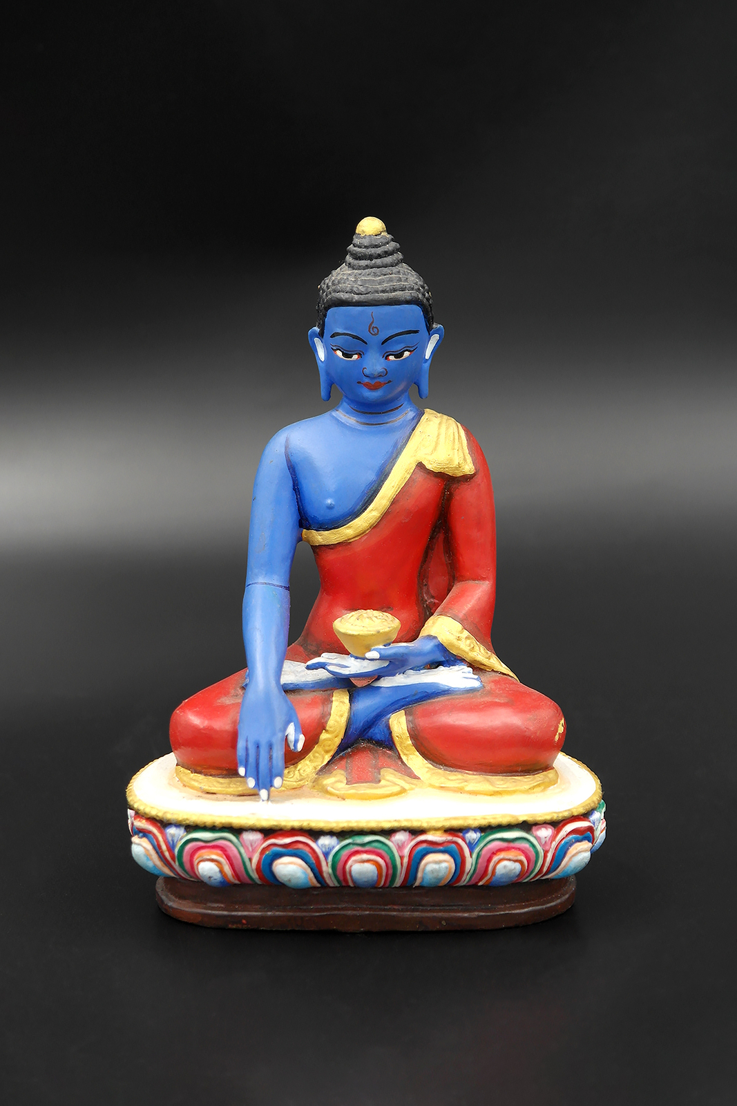 Hand painted handmade Shakyamuni Buddha Statue, 6\