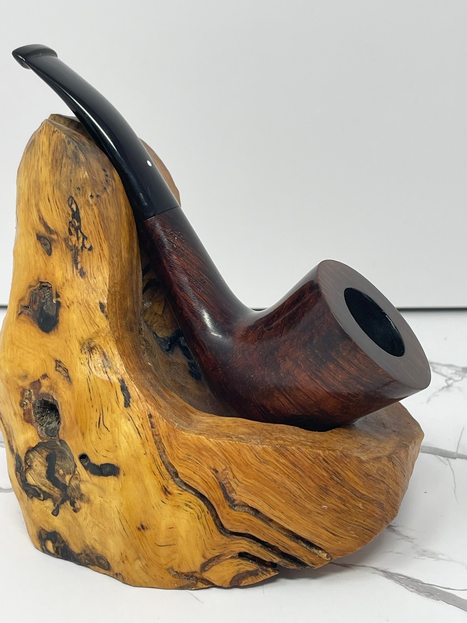 Dunhill Amber Root 4135 2015 White Spot Group 4 Pipe, Estate Pipe