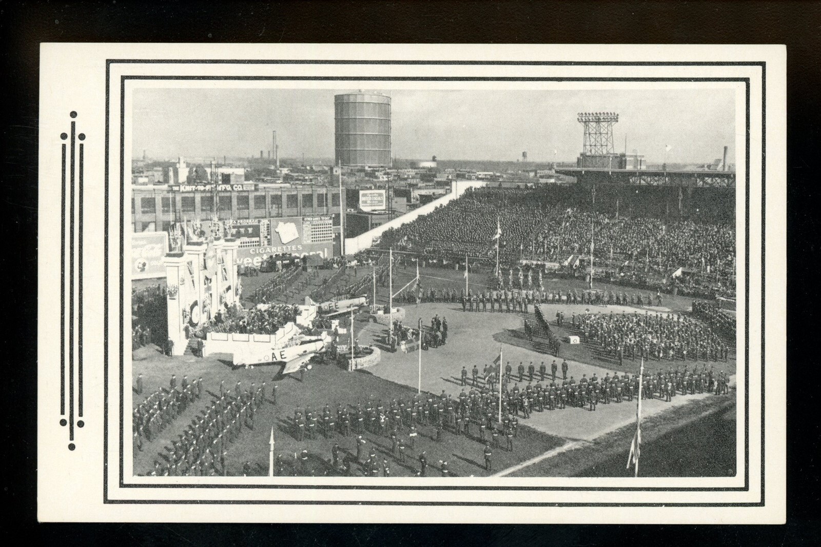 Sports Stadium Baseball postcard Way Back When Montreal Sta. DeLorimier Downs
