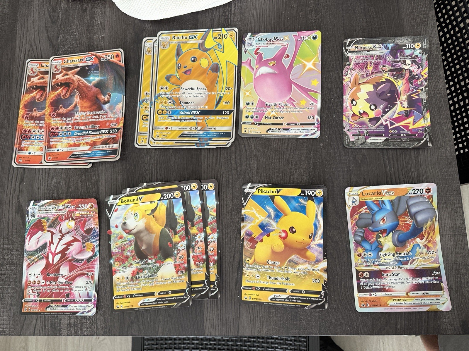 Pokémon Card Lot 31 Cards Charizard GX Raichu GX VMAX VSTAR V Promo JUMBO