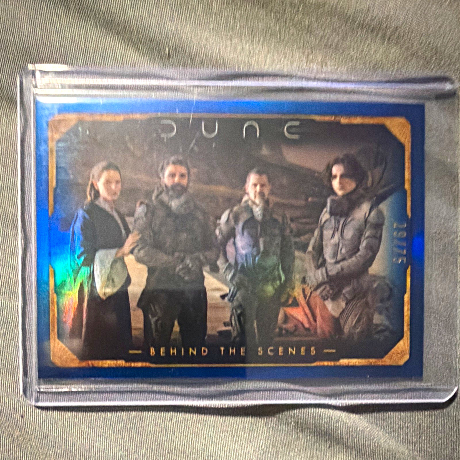 Topps 2023 Chrome Dune Behind the Scenes BTS-9 The Dune Cast 29/75
