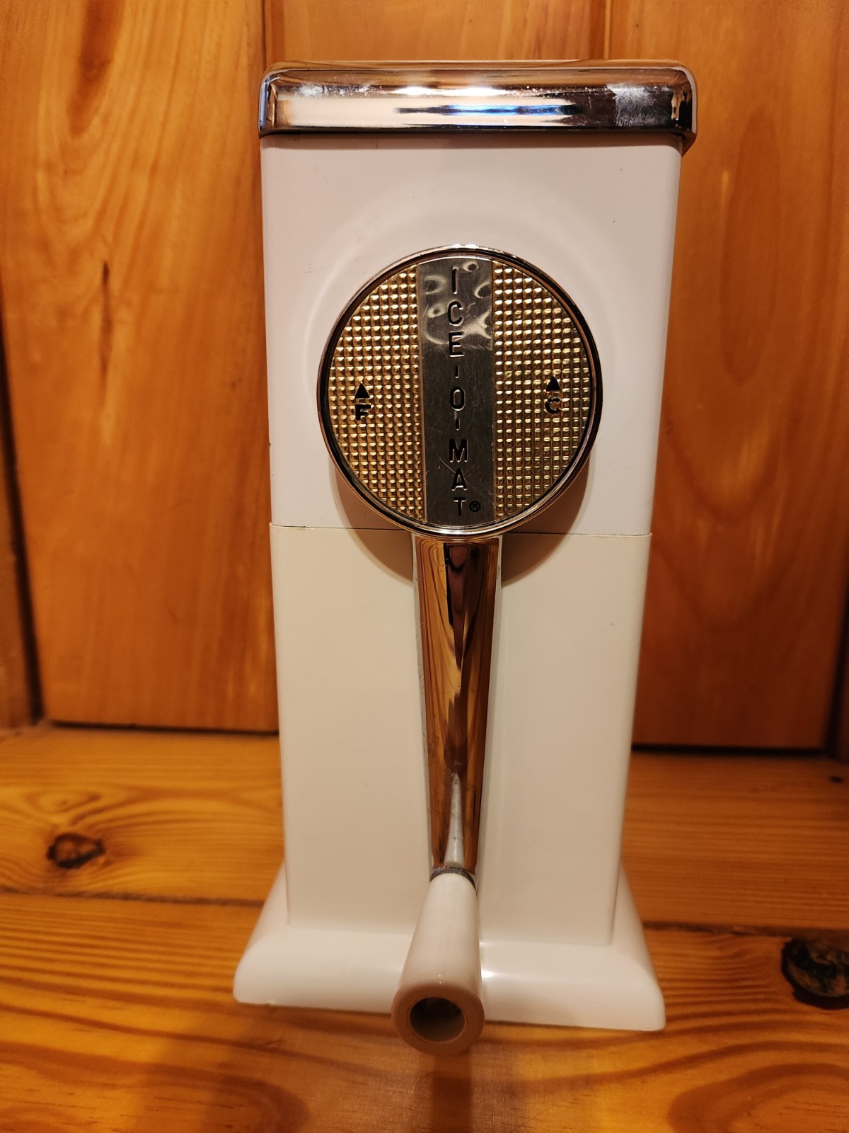 Vintage Mid-Century Rival Ice-O-Mat Ice Crusher - Complete with Wall Mount Brack