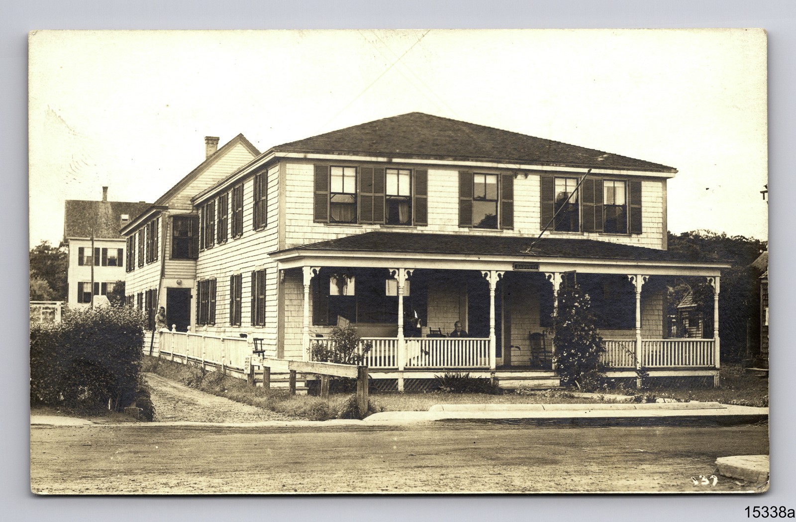 Rare RPPC Sandra Lodge Hotel Cape Cod Provincetown MA Real Photo Postcard