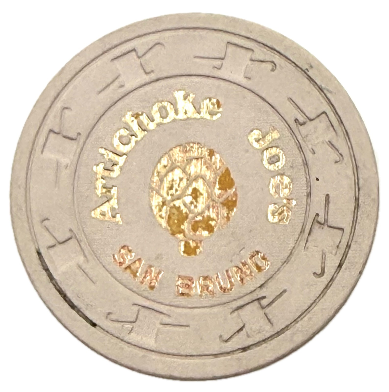 Artichoke Joe\'s Casino San Bruno CA NCV Chip