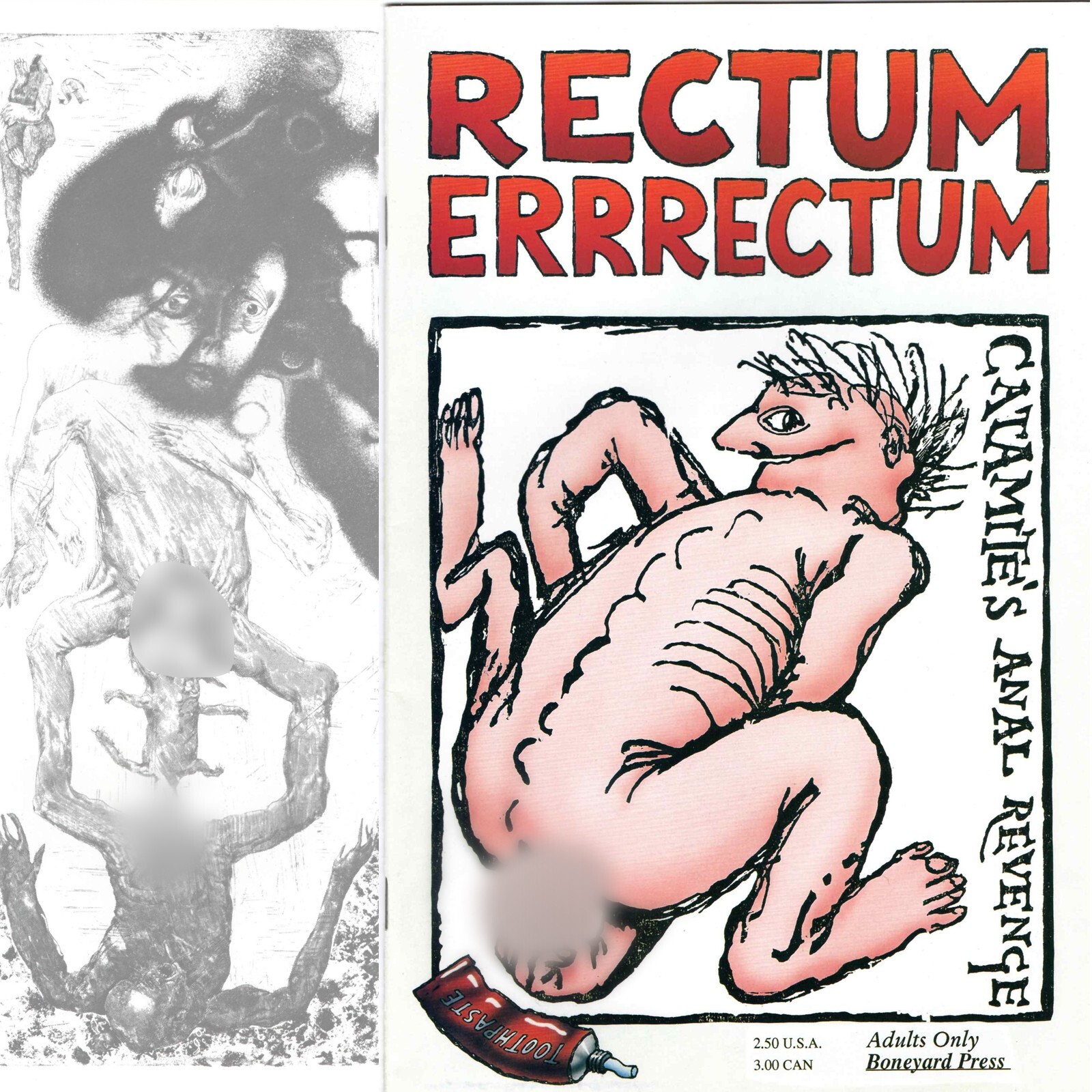 Rectum Errrectum #1 by Boneyard Press NM condtion