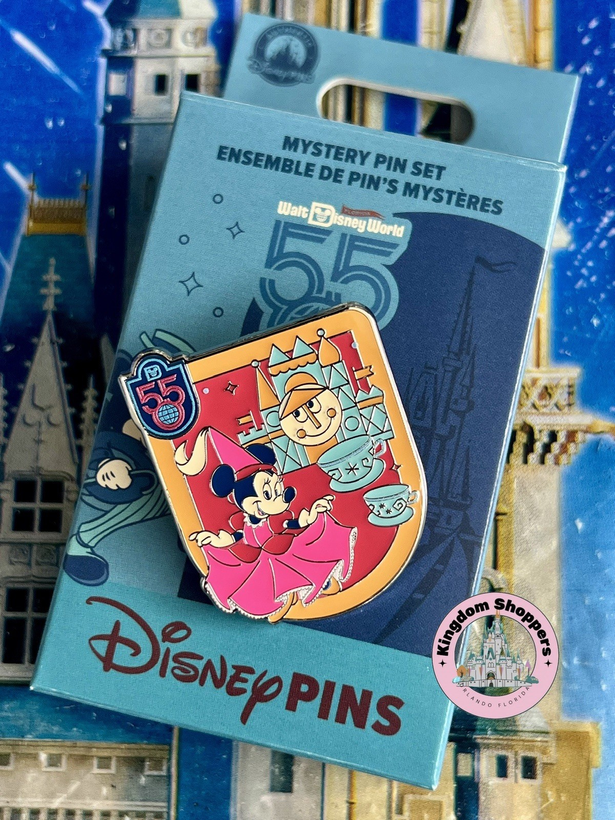 2026 Walt Disney World Parks 55 55th Anniversary Mystery Pin Minnie Mouse ONLY