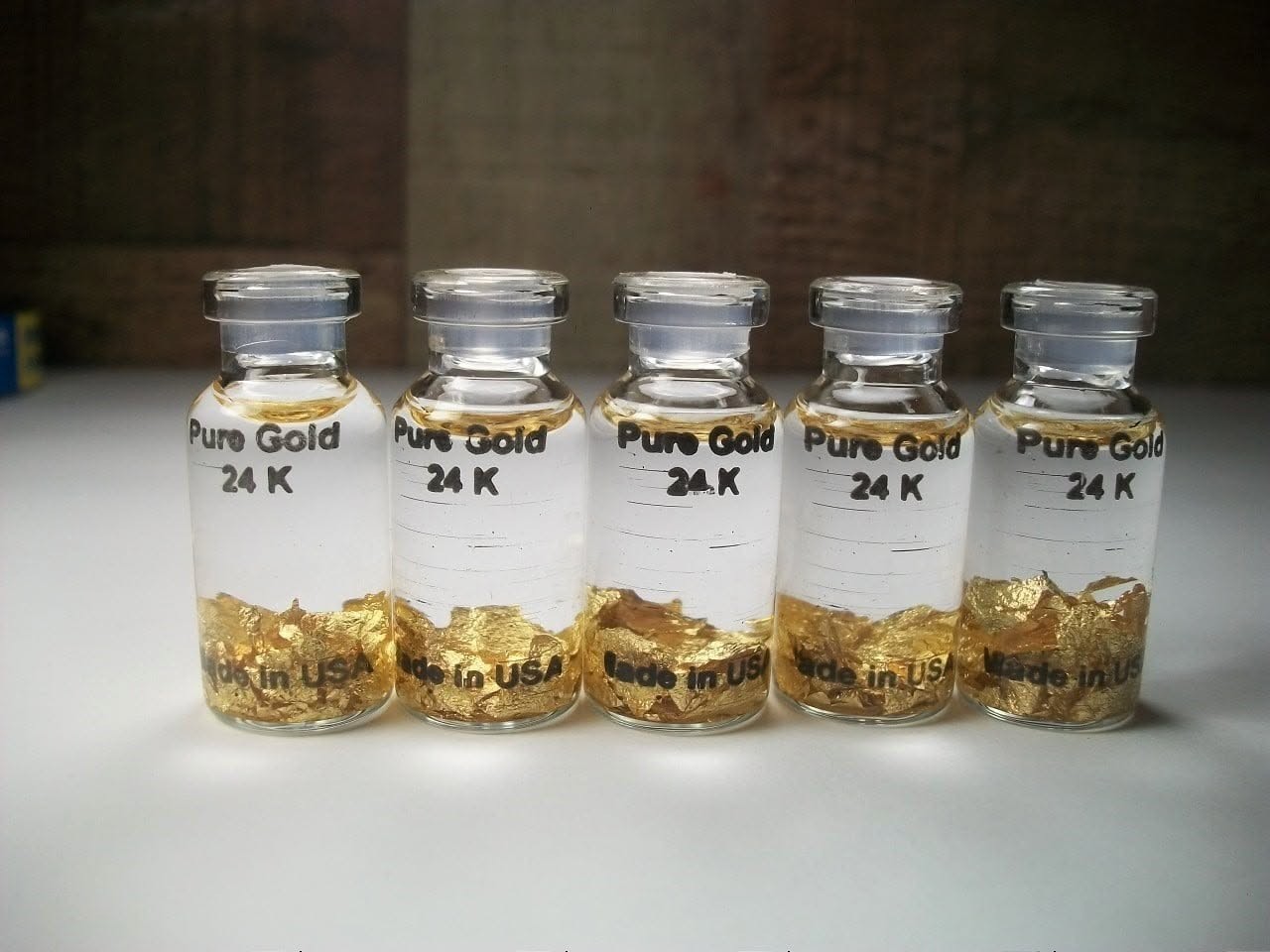 24k GOLD Flake Bottle